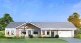 Ranch House Plan - 12021 - Front Exterior