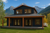 Farmhouse House Plan - Fenbrole 16793 - Rear Exterior