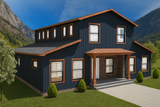 Farmhouse House Plan - Fenbrole 16793 - Left Exterior