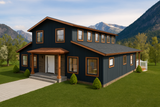Farmhouse House Plan - Fenbrole 16793 - Right Exterior