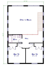 Secondary Image - Farmhouse House Plan - Fenbrole 16793 - 2nd Floor Plan