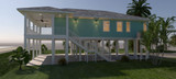 Prairie House Plan - 46073 - Left Exterior
