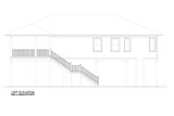 Prairie House Plan - 46073 - Left Exterior