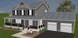 Country House Plan - Cedar Crest 69058 - Front Exterior