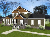 Craftsman House Plan - Paladin Heights 26796 - Front Exterior