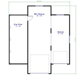 Traditional House Plan - Fenbrole Garage 24080 - 1st Floor Plan
