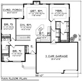Ranch House Plan - 30668 - 