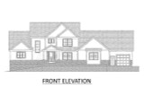 Country House Plan - 56821 - Front Exterior