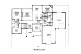 Country House Plan - 56821 - 1st Floor Plan