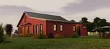 Farmhouse House Plan - 21450 - Left Exterior