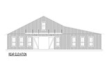 Farmhouse House Plan - 21450 - Rear Exterior