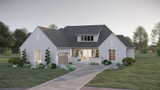 Classic House Plan - Oakcrest 70925 - Front Exterior