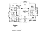 Classic House Plan - Oakcrest 70925 - 1st Floor Plan