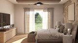 Classic House Plan - Oakcrest 70925 - Master Bedroom