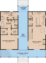 Mountain Rustic House Plan - Rustic Camp Retreat 24971 - 1st Floor Plan