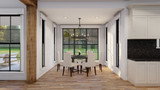 Farmhouse House Plan - Serenity Springs Retreat 96154 - Dining Room