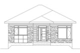 Modern House Plan - 82033 - Front Exterior