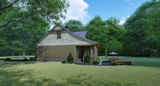 Mountain Rustic House Plan - Riverrun 67746 - Right Exterior