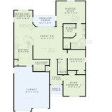 Traditional House Plan - Spruce Street 25432 - 1st Floor Plan