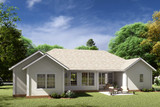 Traditional House Plan - Appleton 22847 - Rear Exterior