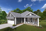 Craftsman House Plan - Greenhaven 10942 - Front Exterior