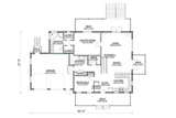 Traditional House Plan - West Bear Lake 70357 - 1st Floor Plan