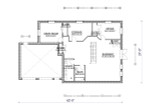 Secondary Image - Traditional House Plan - West Bear Lake 70357 - Basement Floor Plan