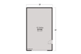 Farmhouse House Plan - Garage 60728 - 1st Floor Plan