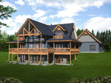 Craftsman House Plan - 66910 - Rear Exterior