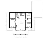 Craftsman House Plan - 66910 - Basement Floor Plan