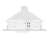 Secondary Image - Craftsman House Plan - 63641 - Rear Exterior