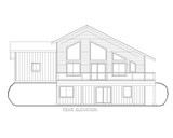 Secondary Image - Craftsman House Plan - 17492 - Rear Exterior