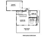 Craftsman House Plan - 17492 - 1st Floor Plan