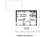 Craftsman House Plan - 17492 - Basement Floor Plan