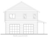 Secondary Image - Craftsman House Plan - 82654 - Rear Exterior