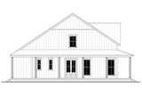 Country House Plan - Camden 23983 - Left Exterior