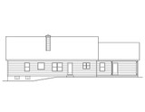 Secondary Image - Country House Plan - 96386 - Rear Exterior