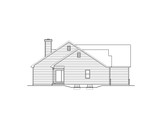Country House Plan - 96386 - Left Exterior