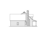 Country House Plan - 17101 - Left Exterior