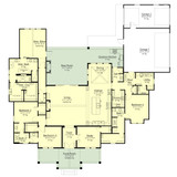 Farmhouse House Plan - 63077 - 1st Floor Plan