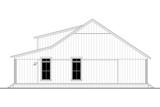 Farmhouse House Plan - Firefly Cove 45870 - Left Exterior