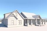 Craftsman House Plan - Barton Hills 64258 - Left Exterior
