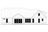 Craftsman House Plan - Barton Hills 64258 - Rear Exterior
