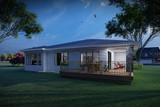 Secondary Image - Prairie House Plan - 98711 - Rear Exterior