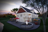 Secondary Image - Craftsman House Plan - 98300 - Rear Exterior