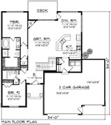 Craftsman House Plan - 82657 - 