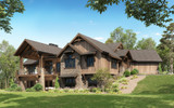 Craftsman House Plan - Carlson Creek II 22143 - Rear Exterior