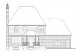 European House Plan - 98691 - Rear Exterior