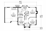 European House Plan - 98691 - 1st Floor Plan