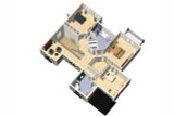 French Country House Plan - 12834 - 2nd Floor Plan